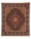 Alfombra Persa - Tabriz - Real cuadrado - 219 x 200 cm - azul oscuro