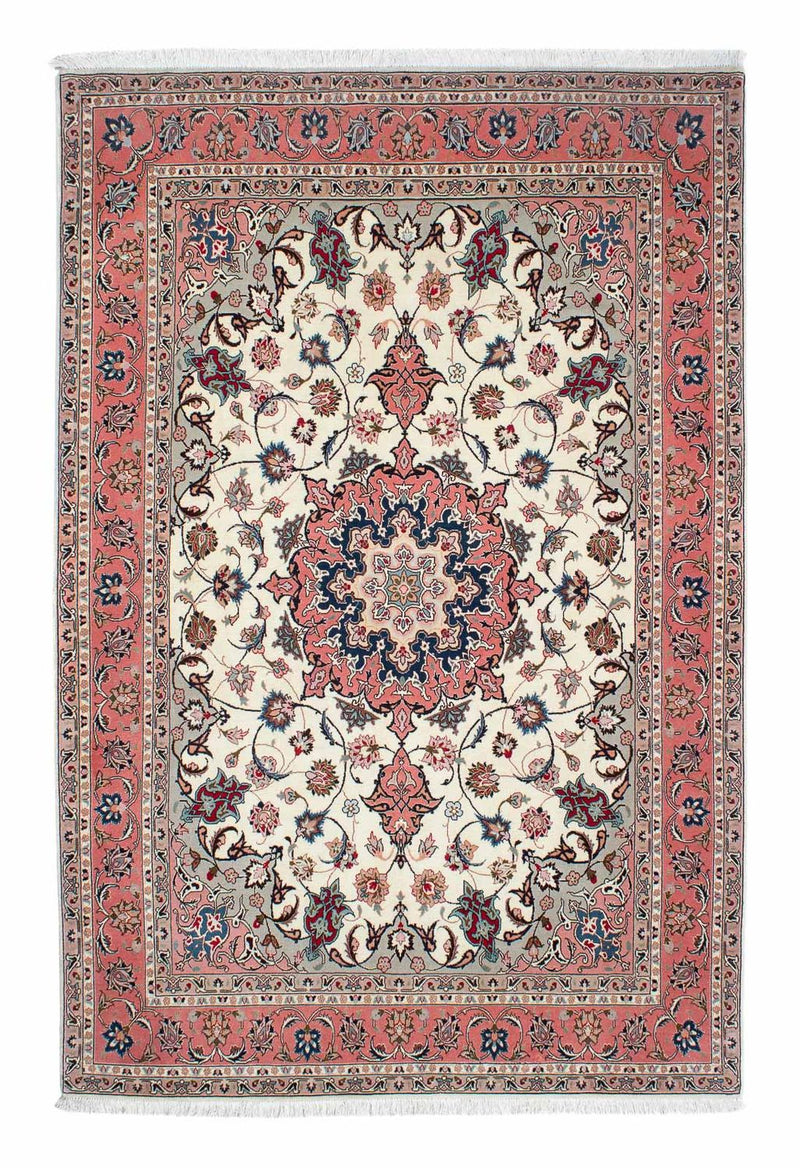 Alfombra Persa - Tabriz - Real - 229 x 151 cm - beige