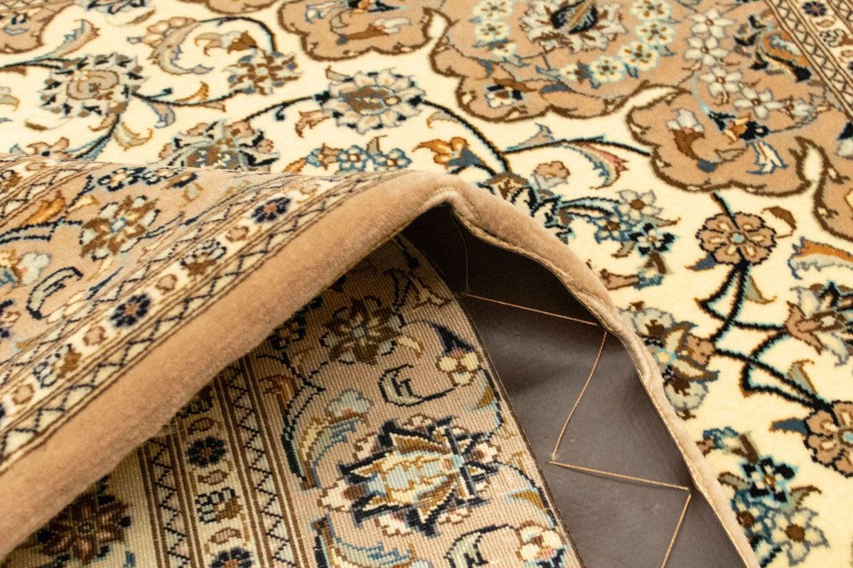 Alfombra persa - Ghom - 156 x 107 cm - beige