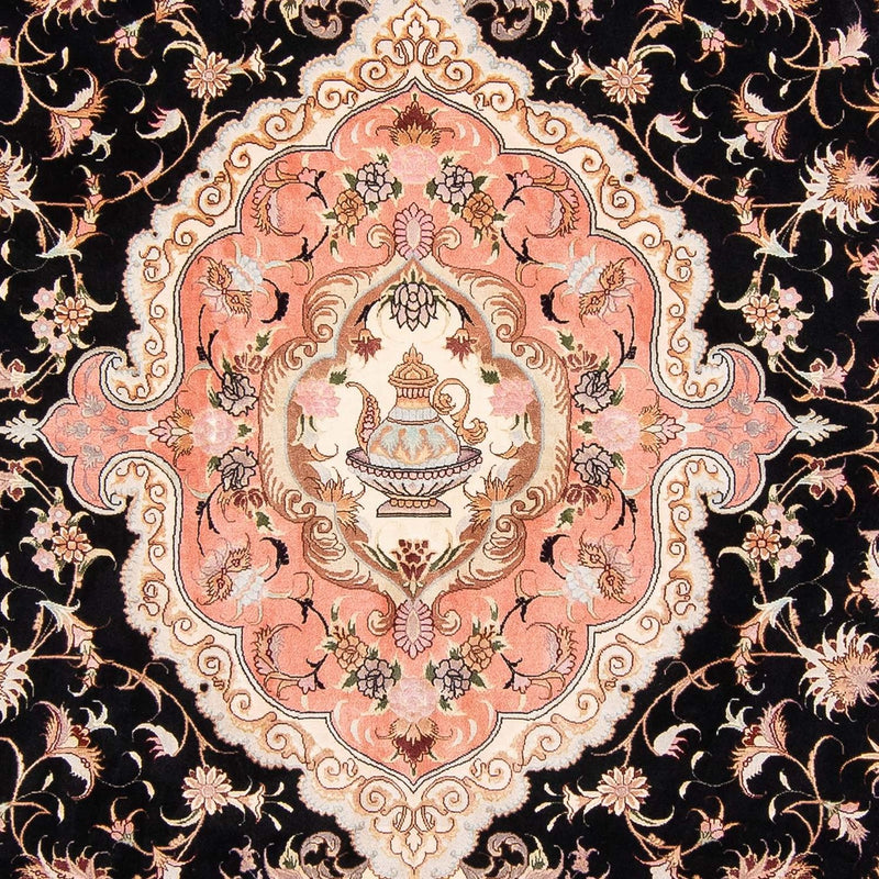 Alfombra Persa - Tabriz - Real - 350 x 250 cm - azul oscuro