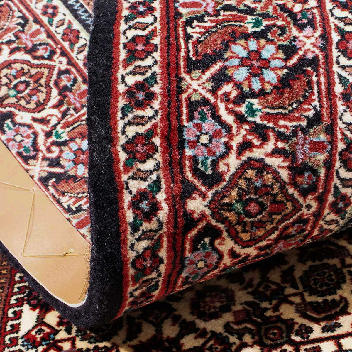 Alfombra persa - Bidjar - 170 x 112 cm - beige