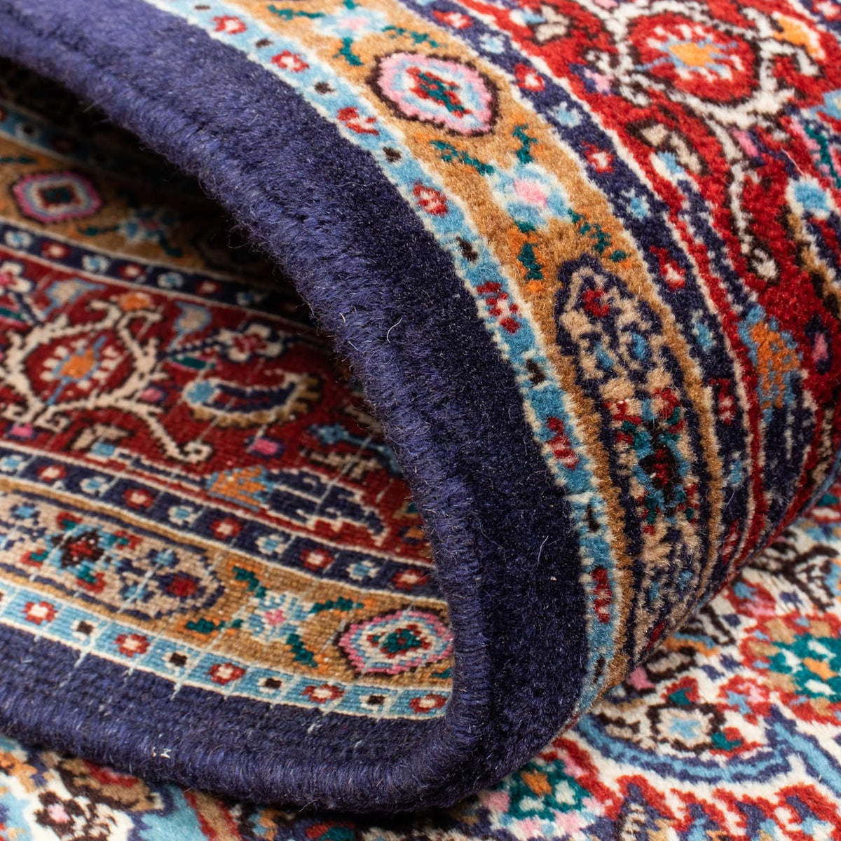 Alfombra de pasillo Alfombra persa - Clásica - 389 x 80 cm - azul