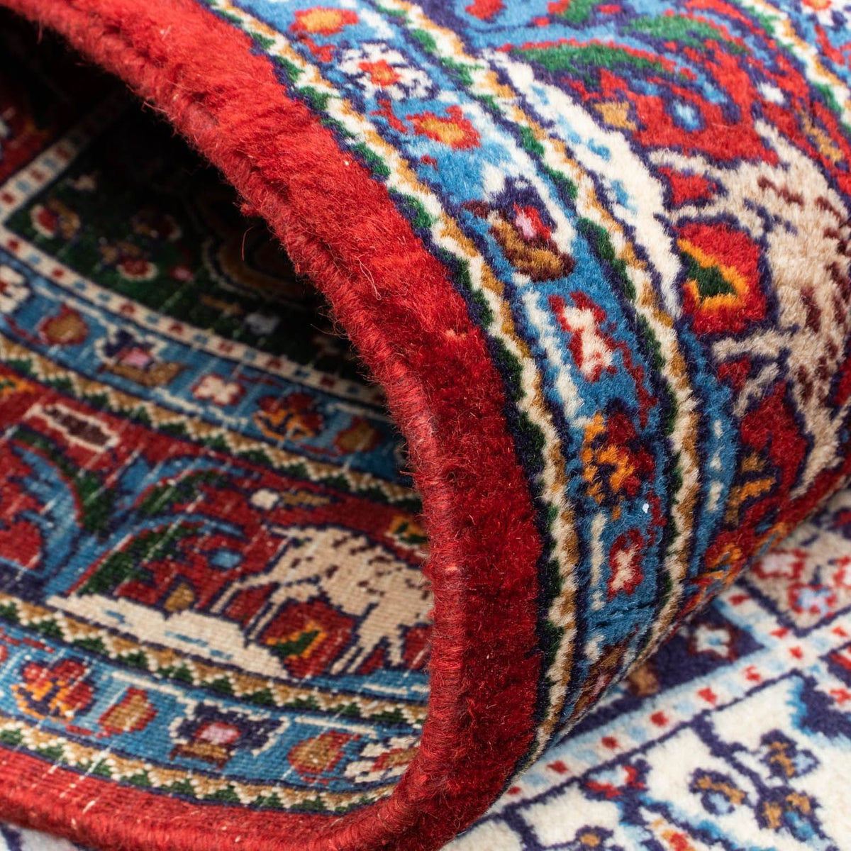 Alfombra de pasillo Alfombra persa - Clásica - 395 x 81 cm - rojo