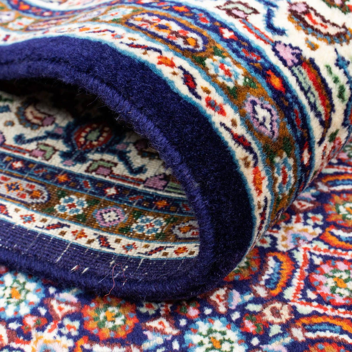 Alfombra de pasillo Alfombra persa - Clásica - 300 x 80 cm - azul oscuro