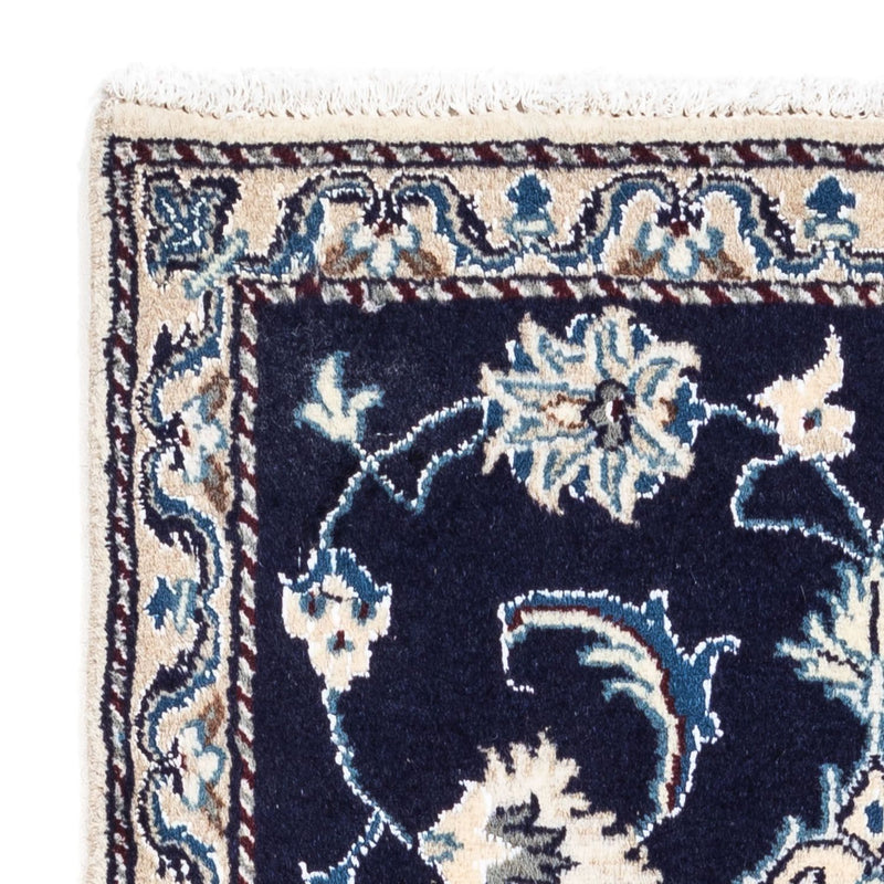 Alfombra persa - Nain - 143 x 70 cm - azul