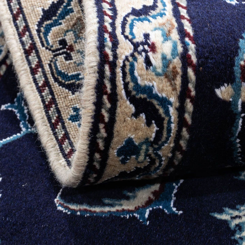 Alfombra persa - Nain - 143 x 70 cm - azul