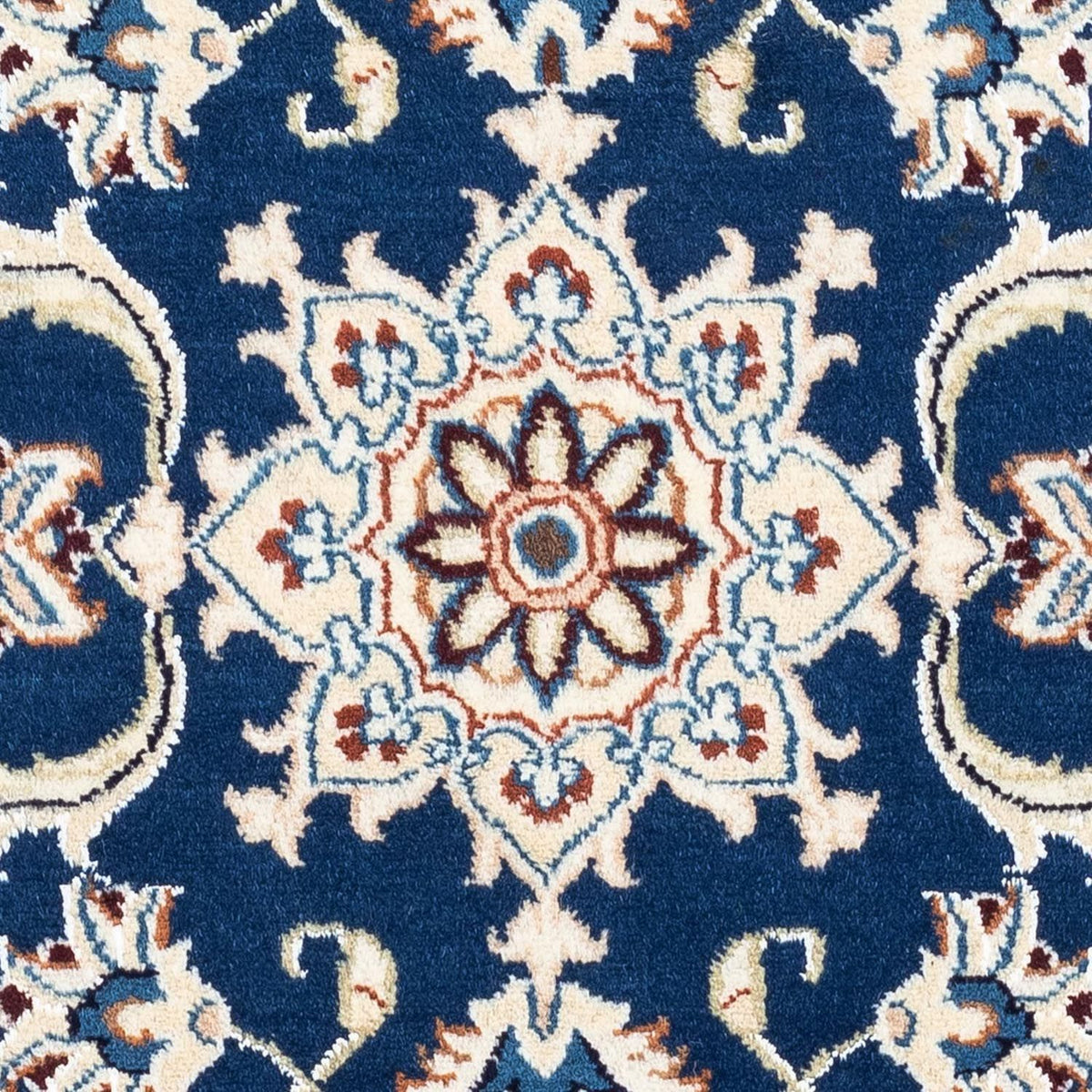 Alfombra persa - Nain - 134 x 68 cm - azul