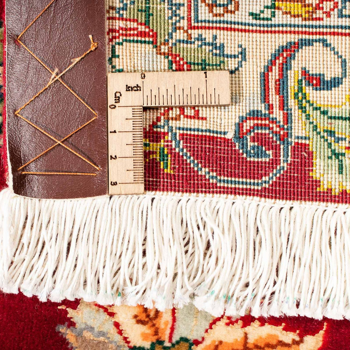 Alfombra Persa - Tabriz - Real - 312 x 204 cm - rojo oscuro