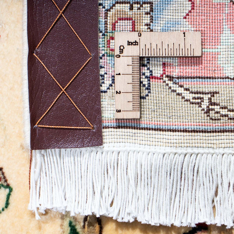 Alfombra de pasillo Alfombra Persa - Tabriz - Real - 200 x 77 cm - beige