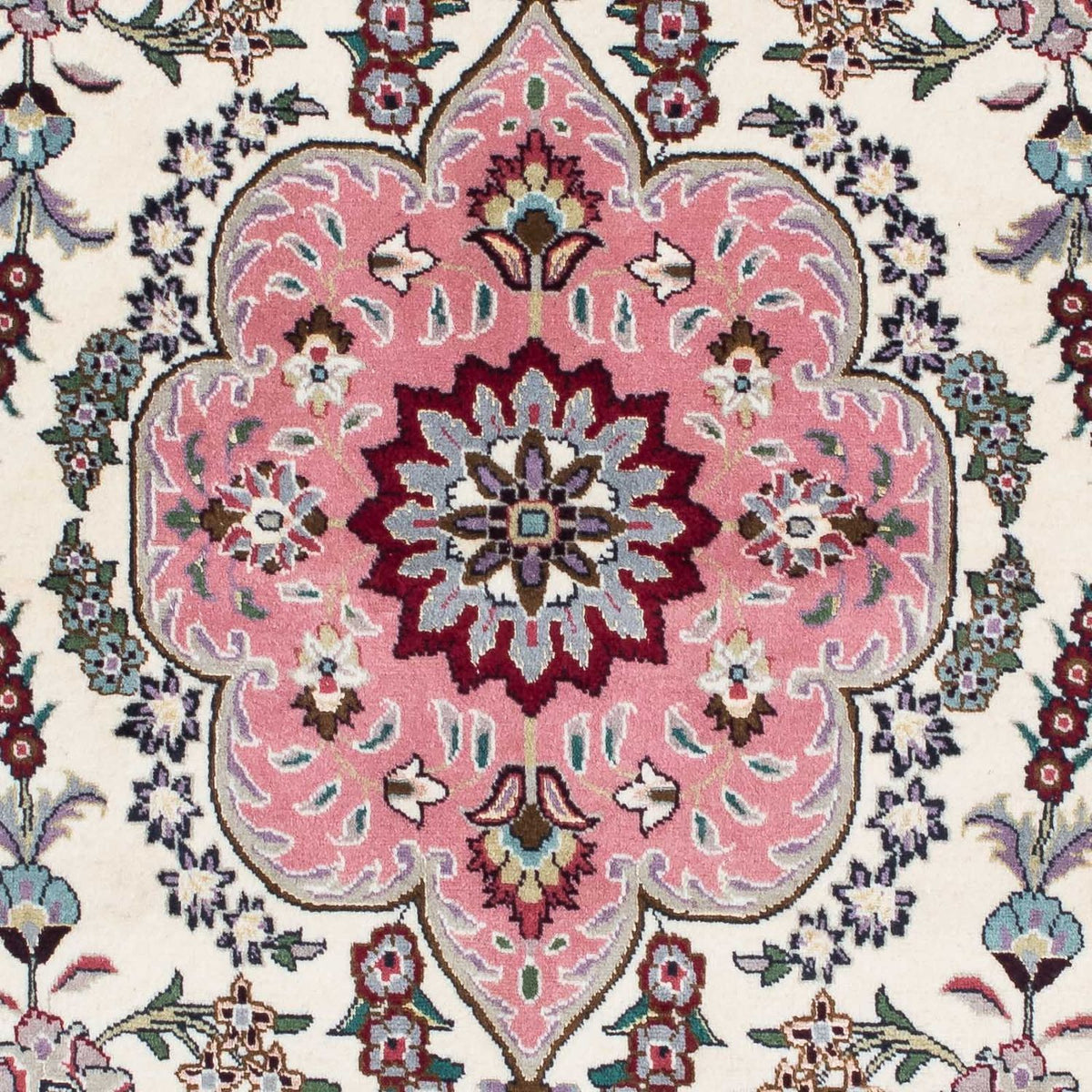 Alfombra de pasillo Alfombra Persa - Tabriz - Real - 202 x 82 cm - beige