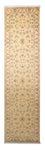 Alfombra de pasillo Alfombra Persa - Tabriz - Real - 292 x 79 cm - marrón claro