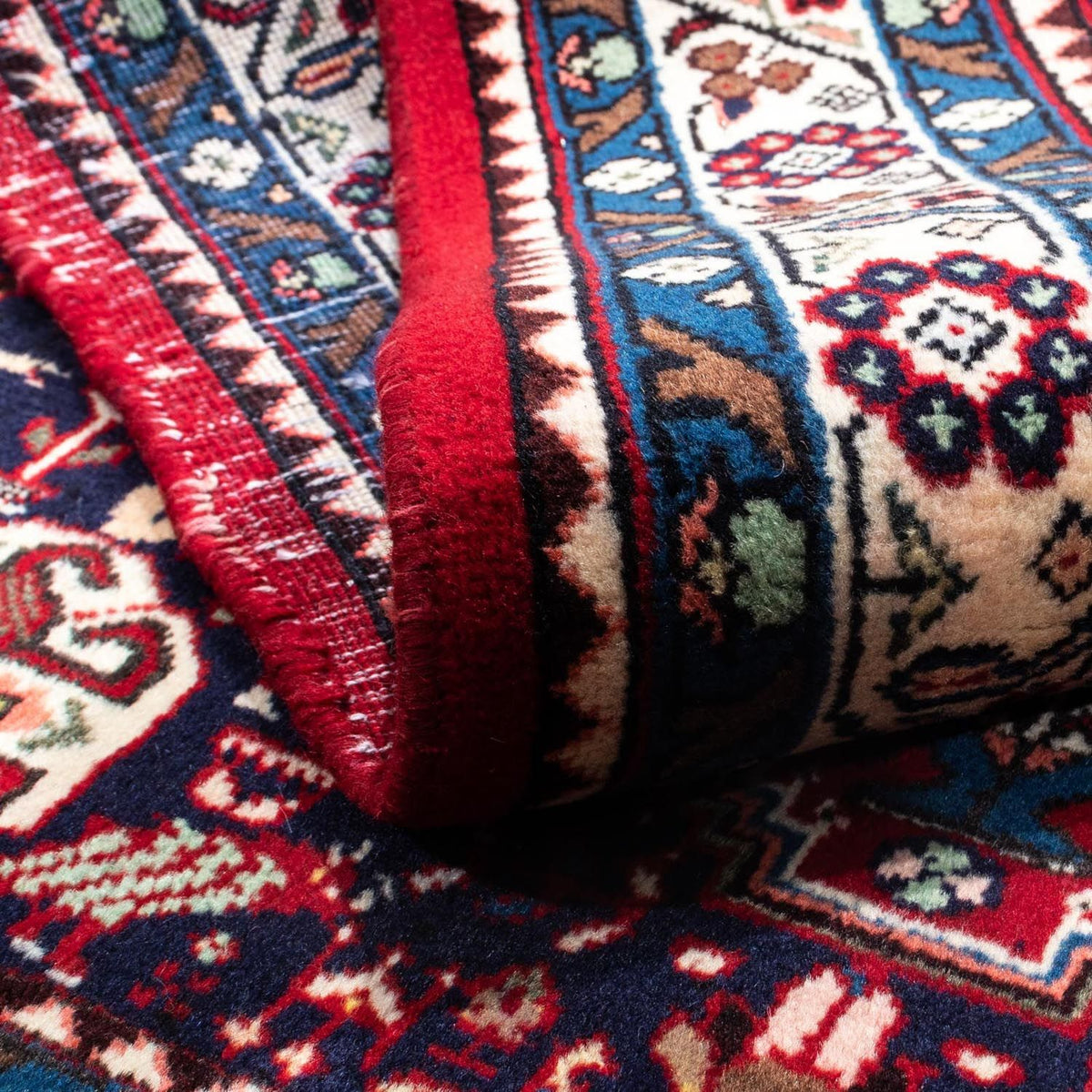 Alfombra persa - Nómada - 150 x 101 cm - rojo oscuro