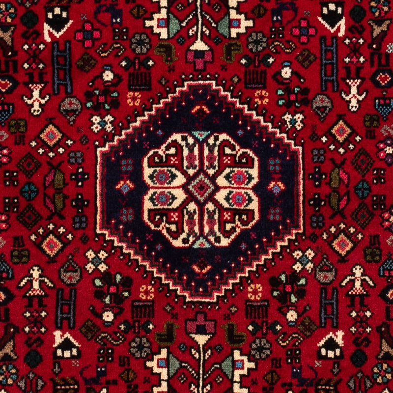 Alfombra persa - Nómada - 149 x 106 cm - rojo oscuro