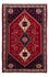 Alfombra persa - Nómada - 148 x 98 cm - rojo oscuro