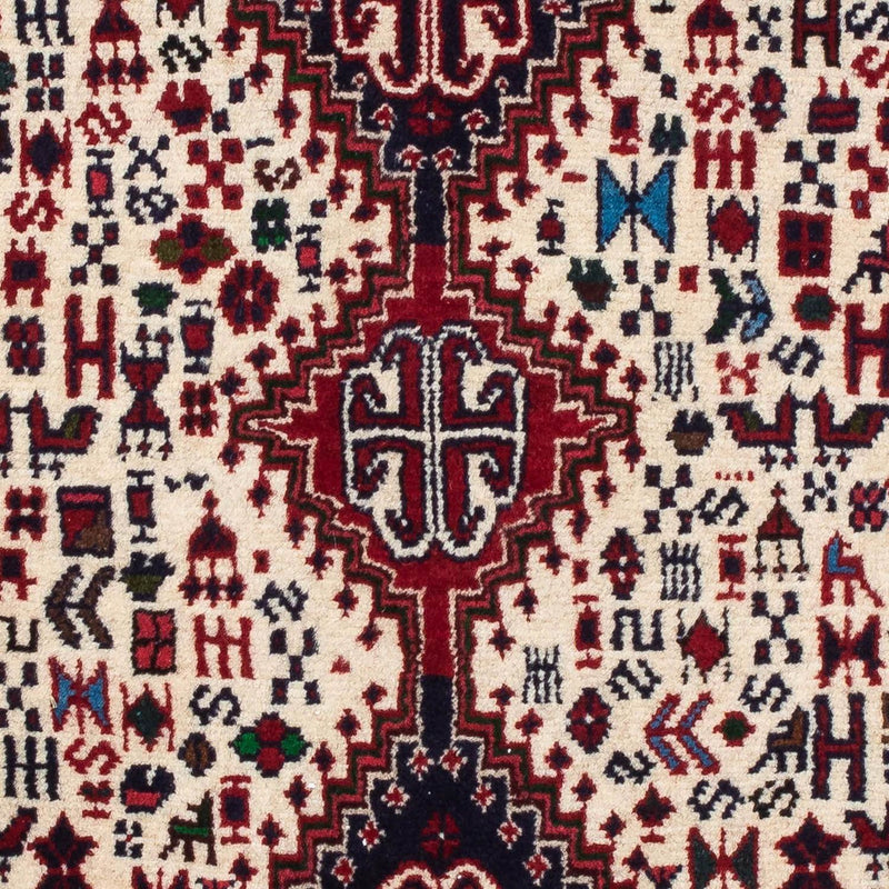 Alfombra persa - Nómada - 123 x 75 cm - beige