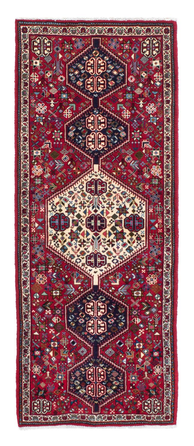 Alfombra de pasillo Alfombra persa - Nómada - 195 x 78 cm - rojo oscuro