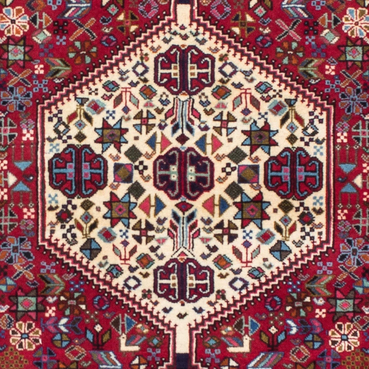 Alfombra de pasillo Alfombra persa - Nómada - 195 x 78 cm - rojo oscuro