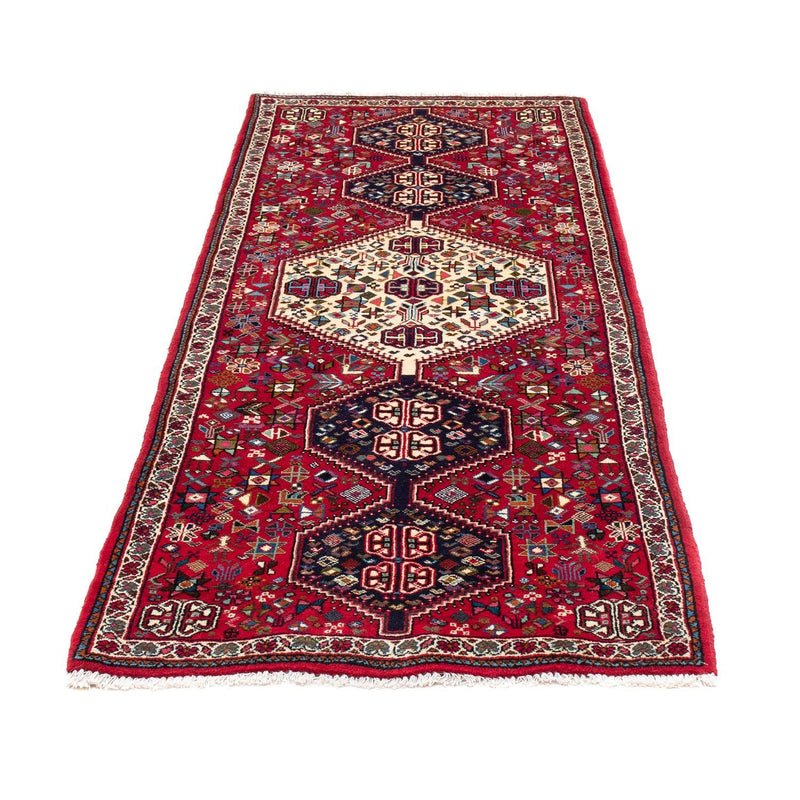 Alfombra de pasillo Alfombra persa - Nómada - 195 x 78 cm - rojo oscuro
