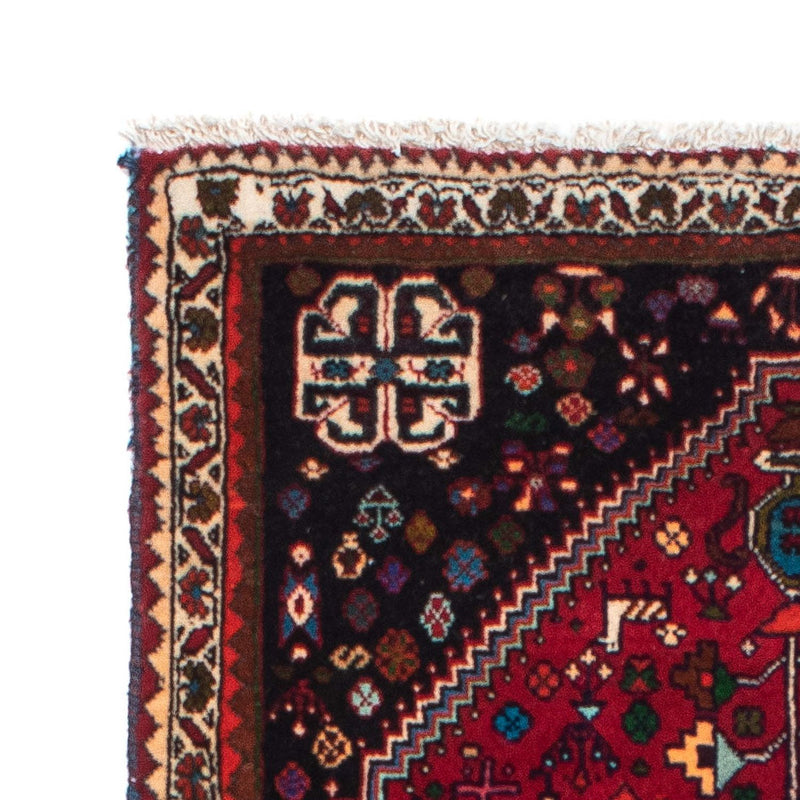 Alfombra de pasillo Alfombra persa - Nómada - 222 x 85 cm - rojo oscuro