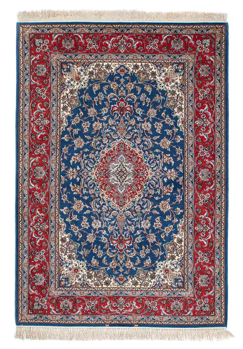 Alfombra Persa - Isfahan - Prima - 198 x 133 cm - azul