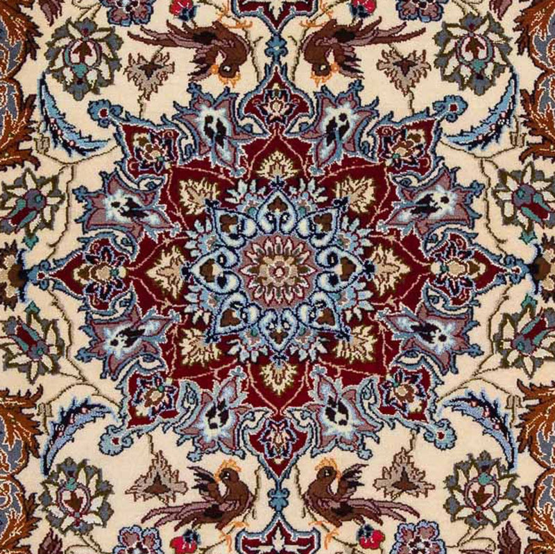 Alfombra Persa - Isfahan - Prima - 100 x 73 cm - rojo oscuro