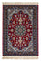 Alfombra Persa - Isfahan - Prima - 100 x 70 cm - rojo oscuro