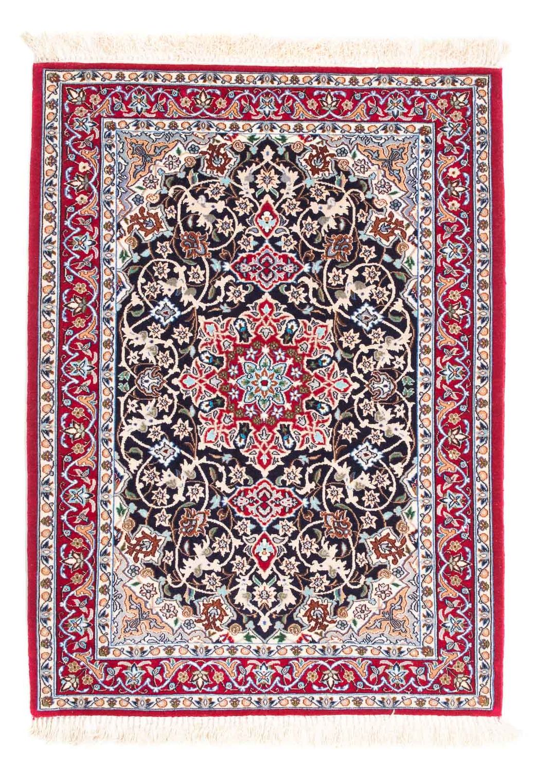 Alfombra Persa - Isfahan - Prima - 102 x 72 cm - rojo