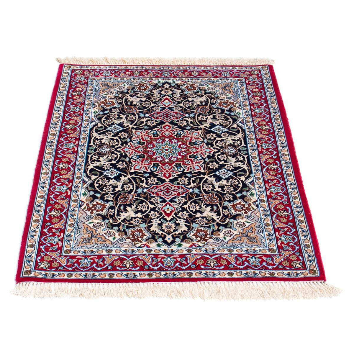Alfombra Persa - Isfahan - Prima - 102 x 72 cm - rojo