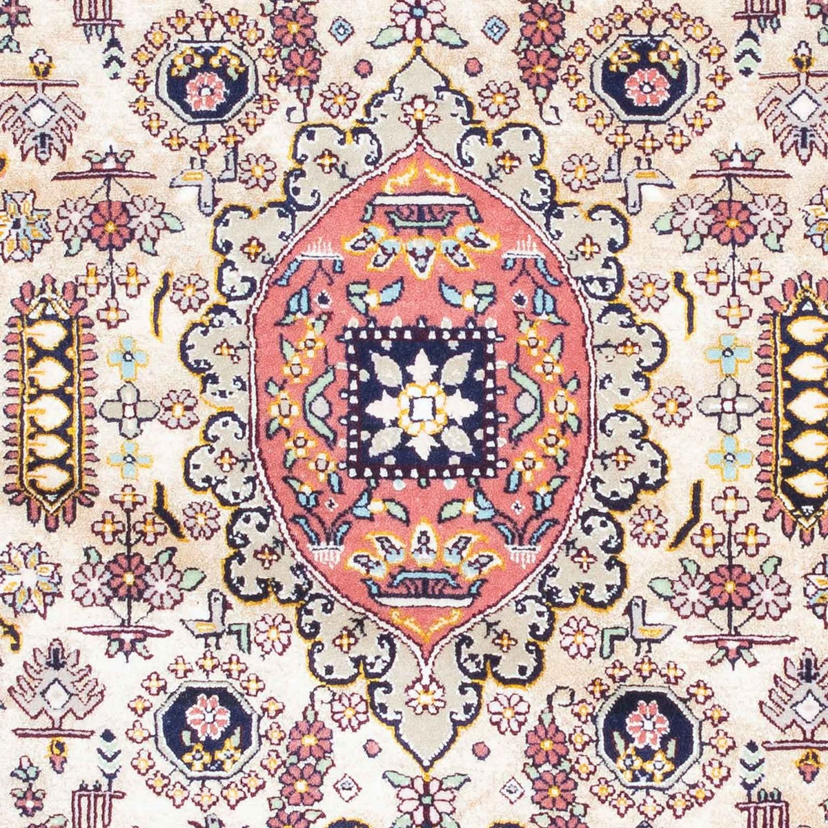 Alfombra Persa - Isfahan - Prima - 126 x 83 cm - azul claro