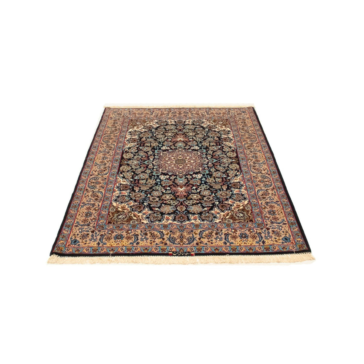 Alfombra Persa - Isfahan - Prima - 165 x 110 cm - negro