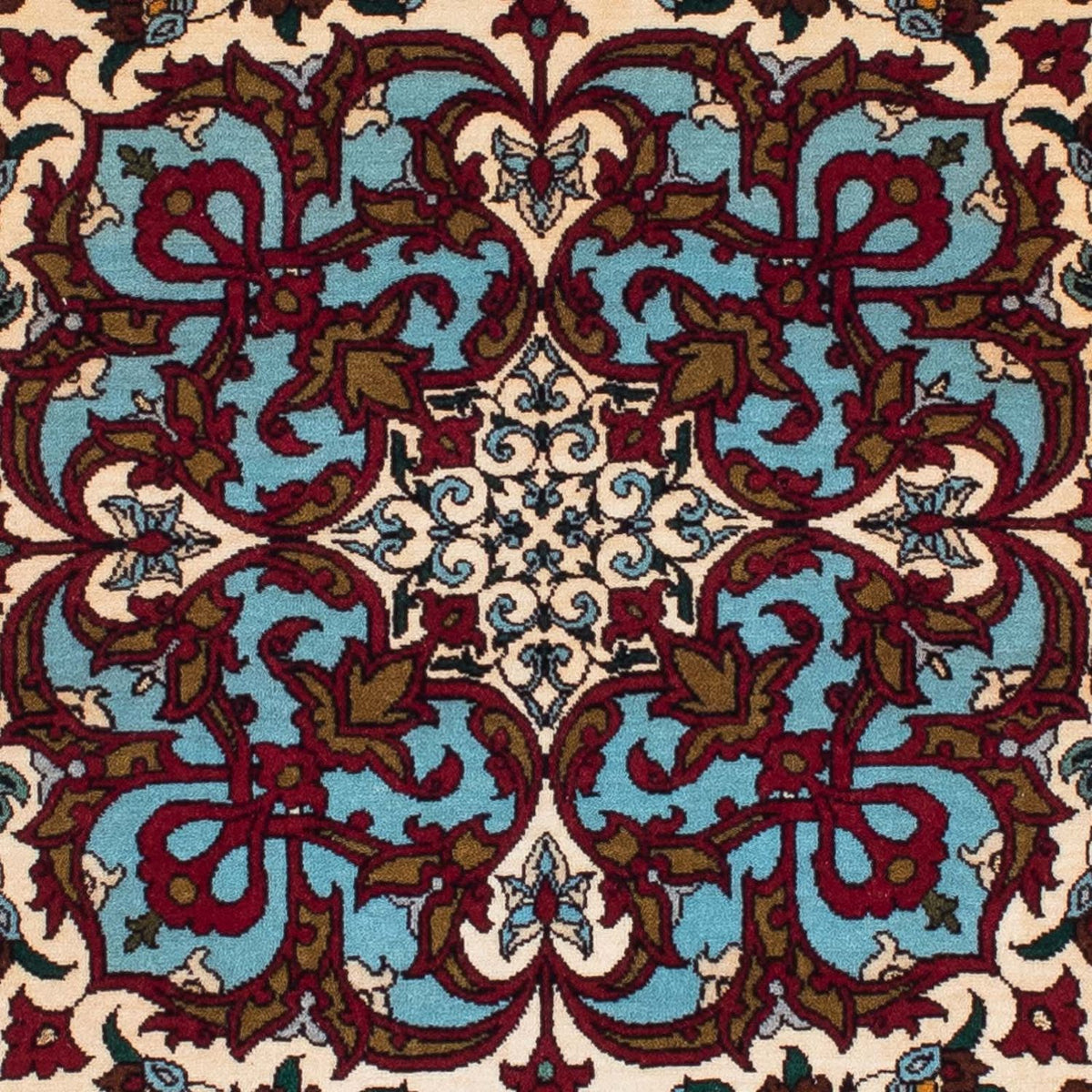 Alfombra Persa - Isfahan - Prima - 137 x 90 cm - rojo oscuro