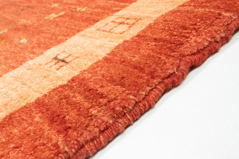 Alfombra Gabbeh - Loribaft Persa - 194 x 156 cm - rojo