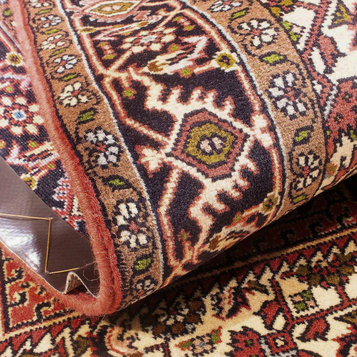 Alfombra persa - Bidjar - 140 x 87 cm - rojo claro