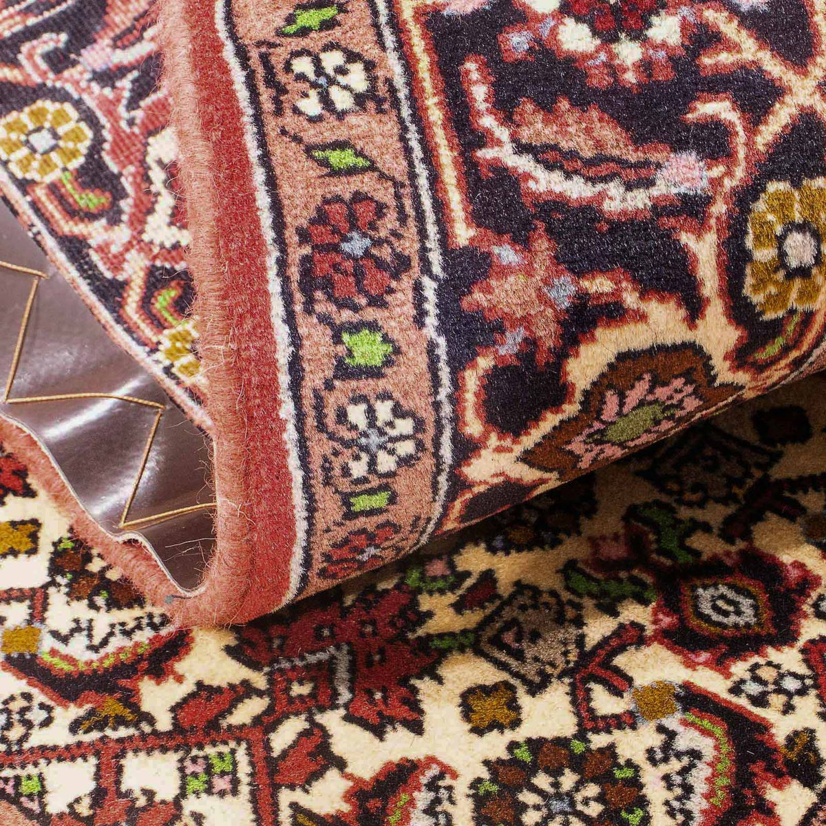 Alfombra persa - Bidjar - 143 x 82 cm - beige