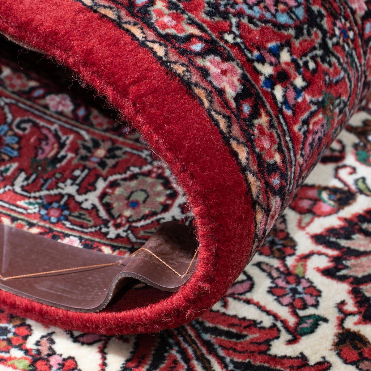 Alfombra de pasillo Alfombra persa - Bidjar - 291 x 80 cm - beige