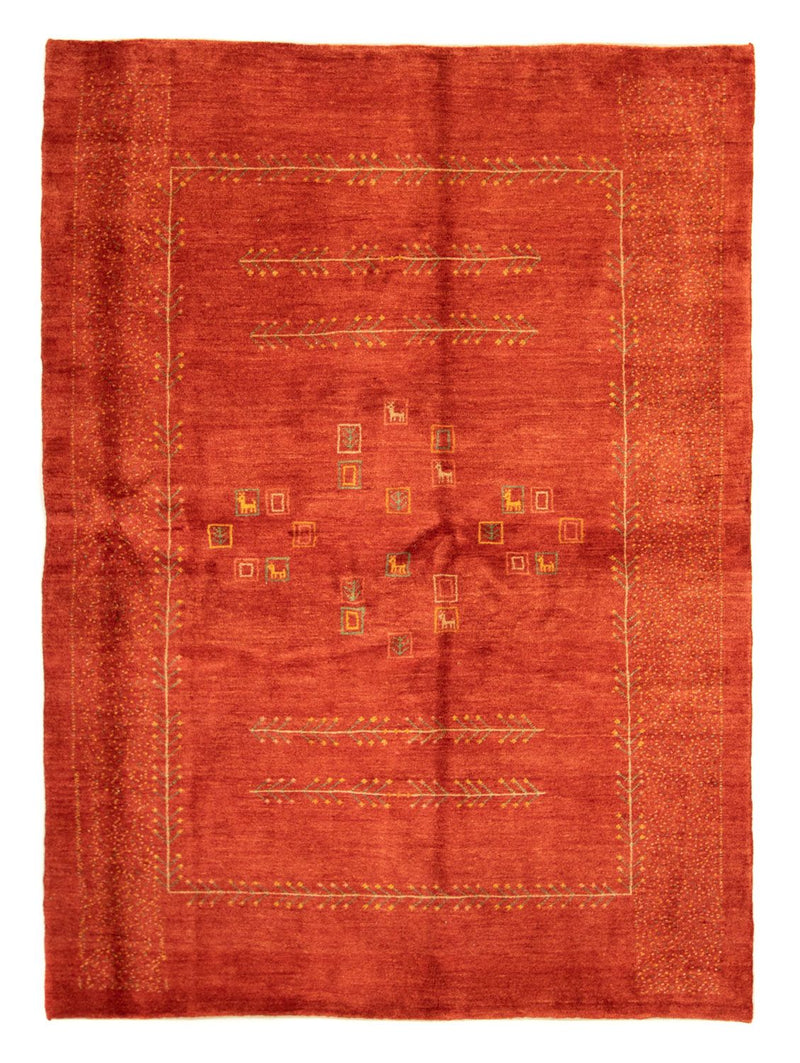 Alfombra Gabbeh - Persa - 228 x 165 cm - rojo