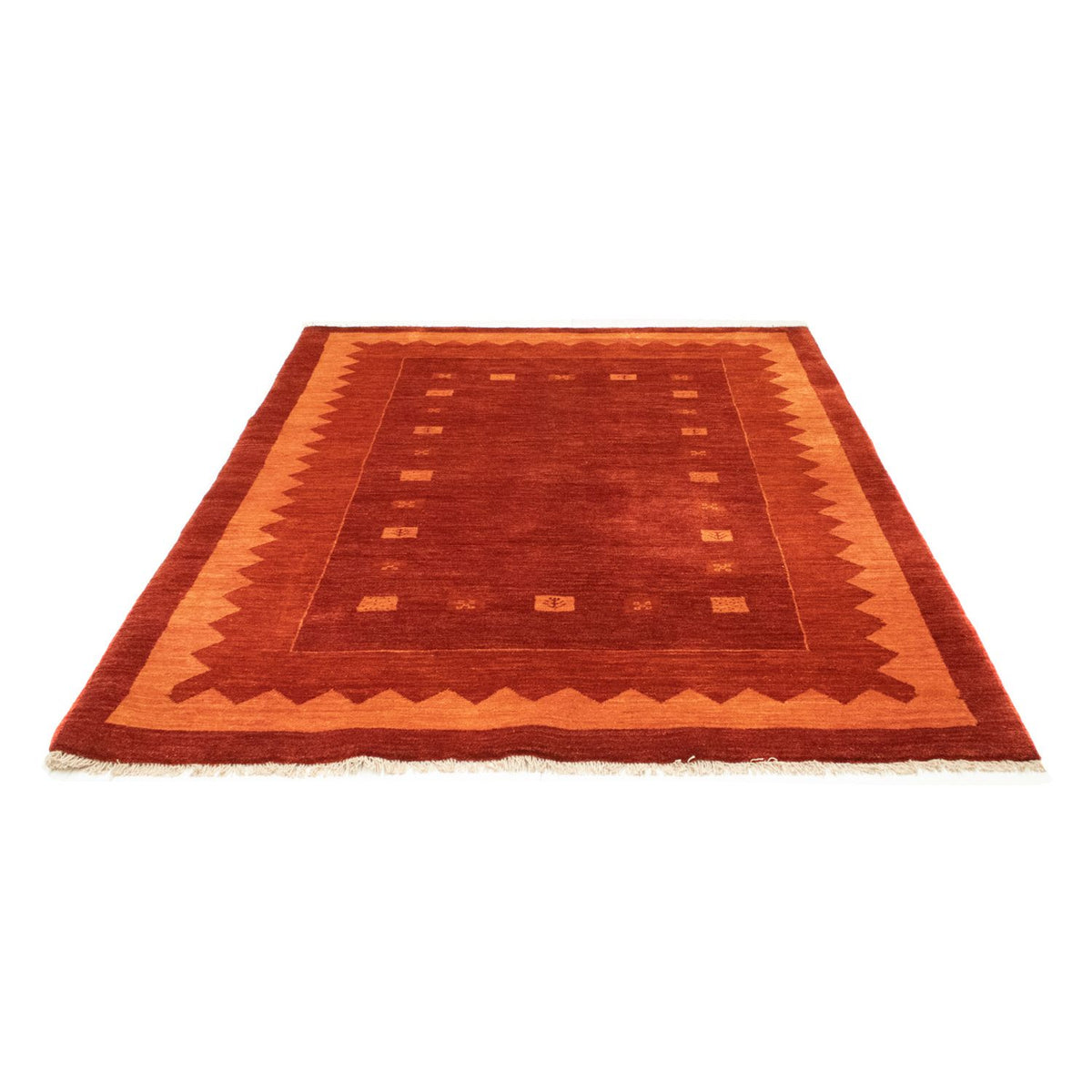 Alfombra Gabbeh - Persa - 230 x 175 cm - rojo