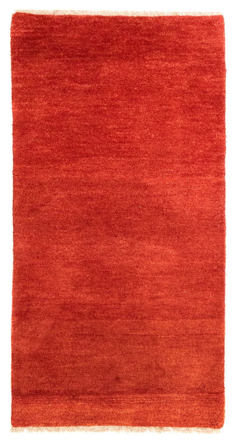 Alfombra Gabbeh - Persa - 141 x 70 cm - rojo