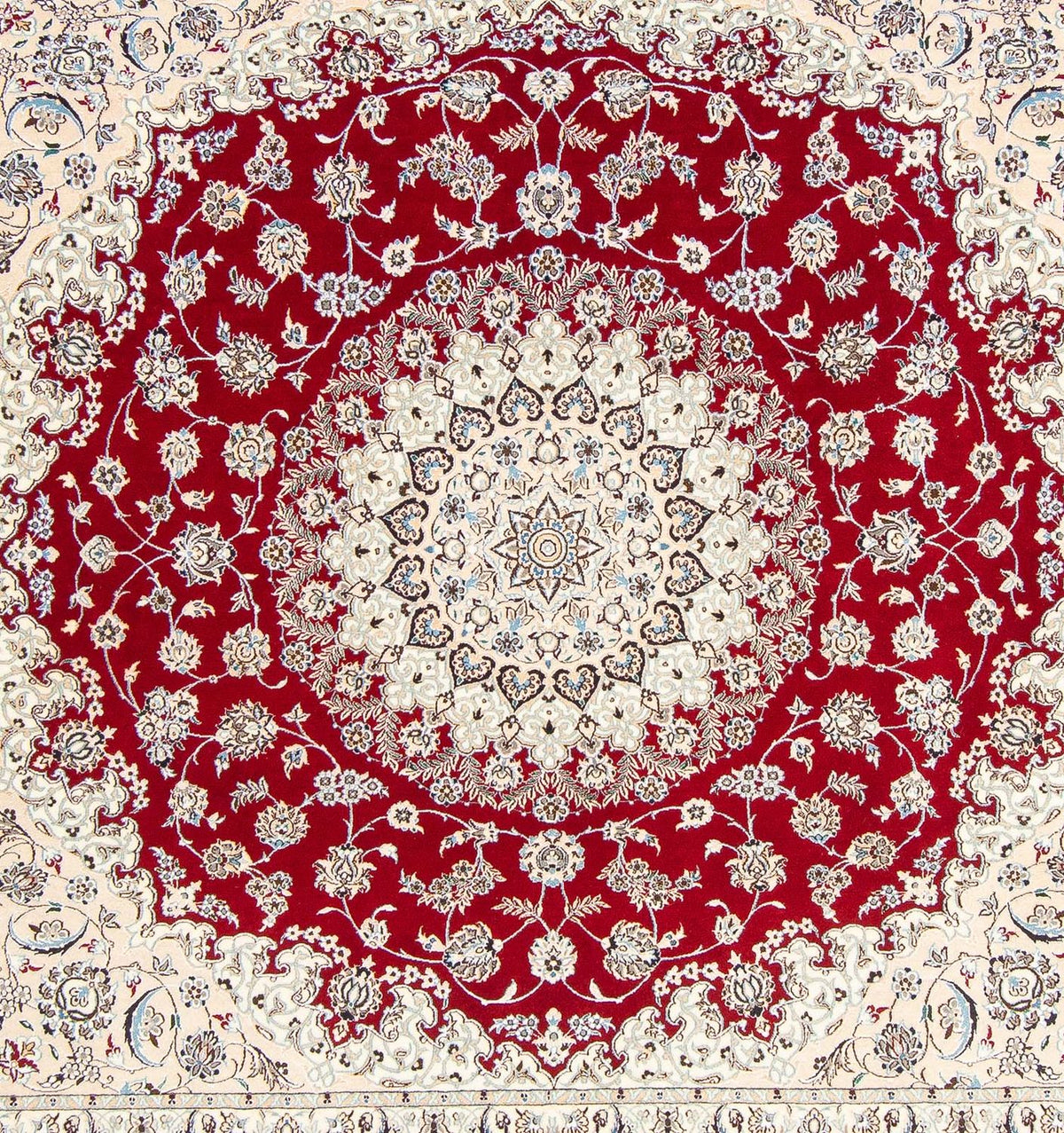 Alfombra Persa - Nain - Prima cuadrado - 204 x 193 cm - beige