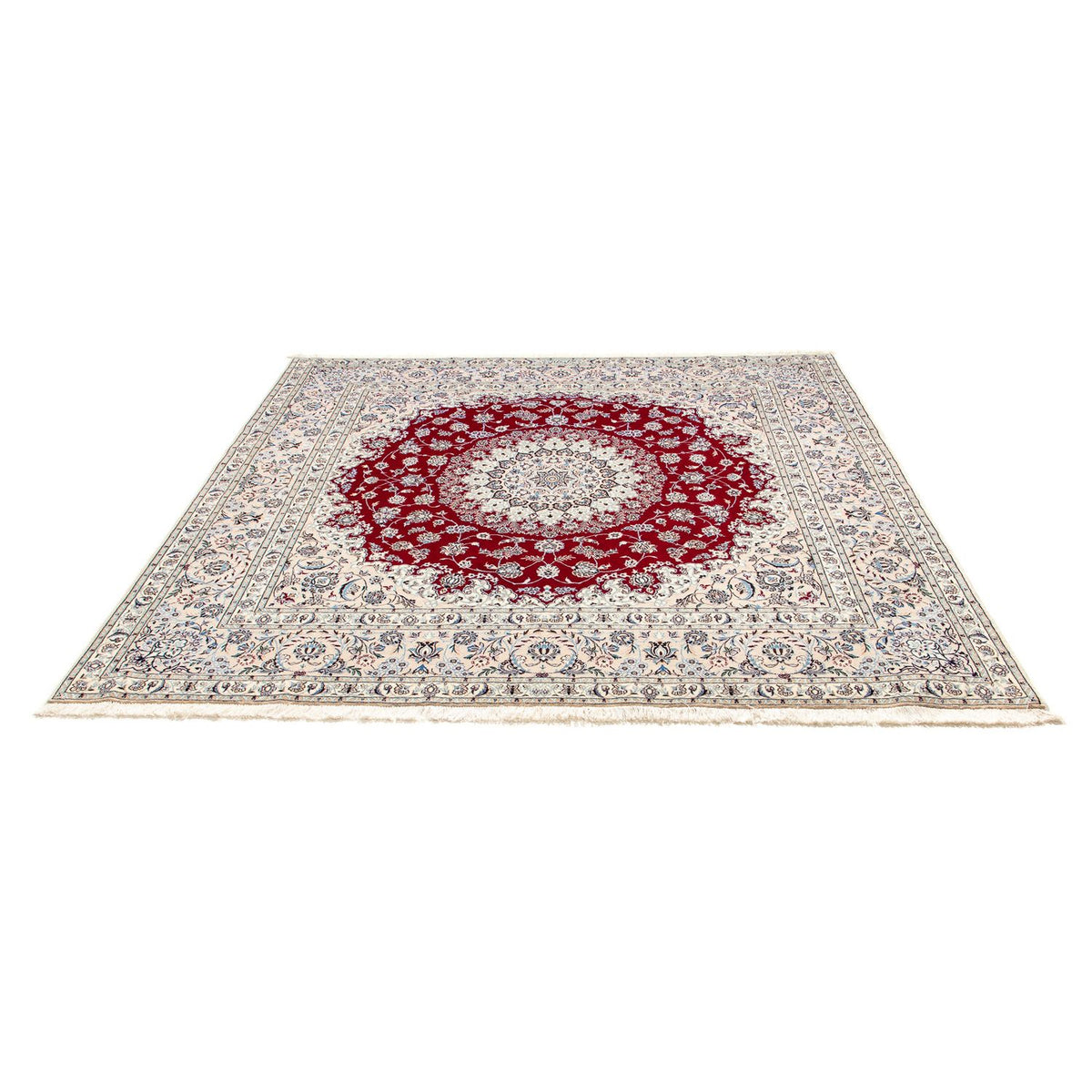 Alfombra Persa - Nain - Prima cuadrado - 204 x 193 cm - beige