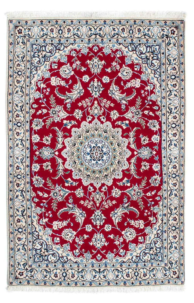 Alfombra Persa - Nain - Real - 170 x 108 cm - rojo