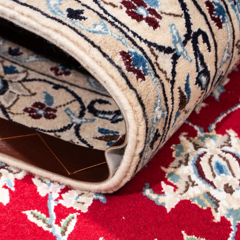 Alfombra Persa - Nain - Real - 170 x 108 cm - rojo