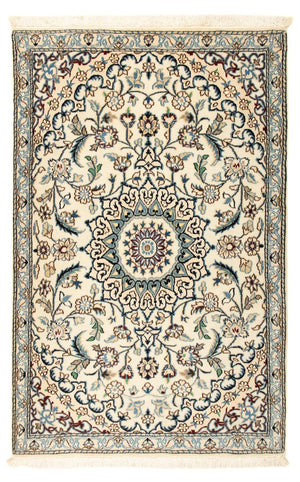 Alfombra Persa - Nain - Real - 134 x 88 cm - beige