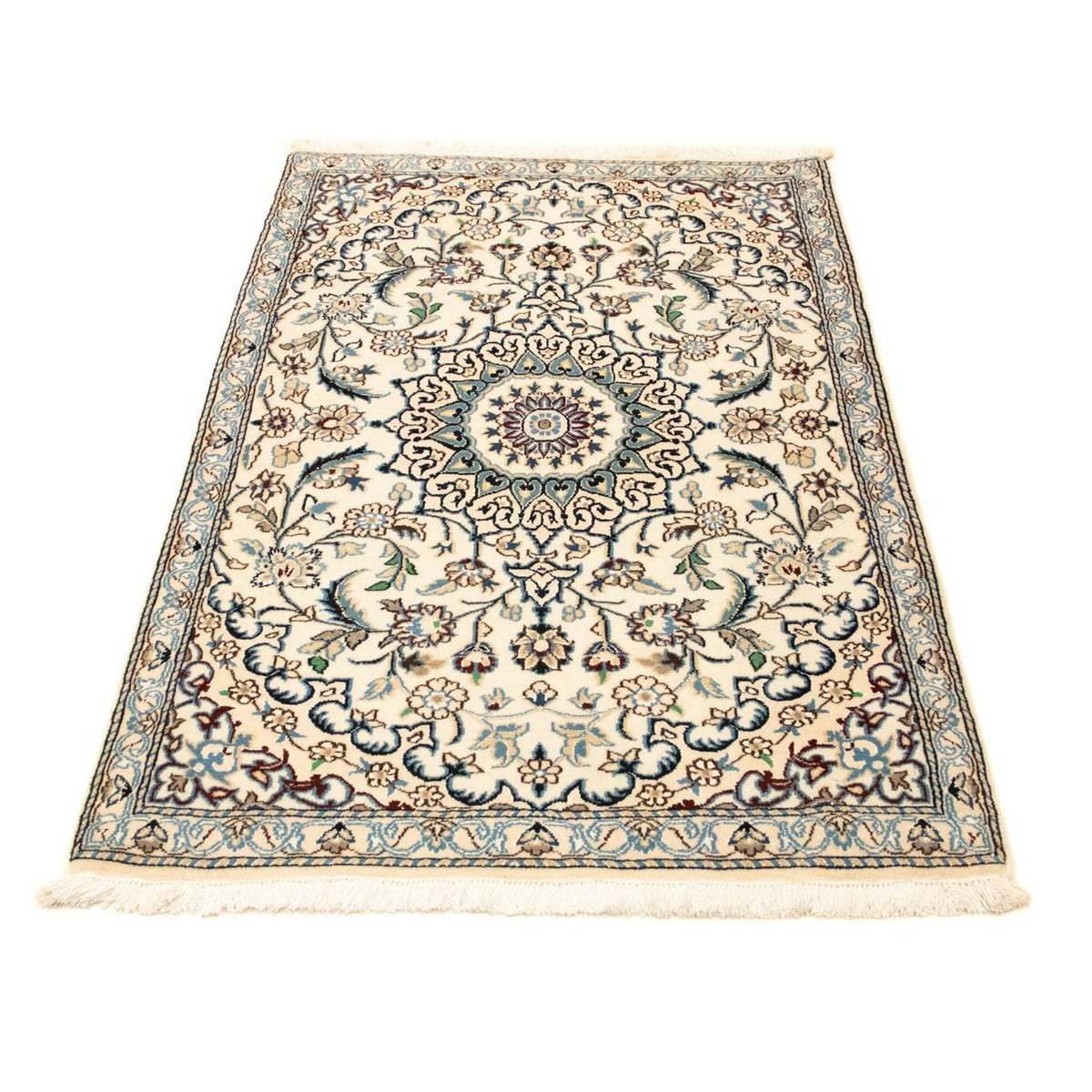 Alfombra Persa - Nain - Real - 134 x 88 cm - beige