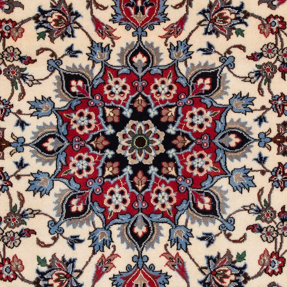 Alfombra Persa - Isfahan - Prima - 120 x 84 cm - rojo oscuro