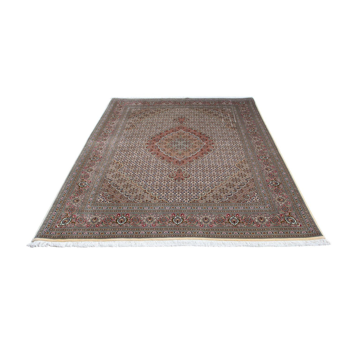 Alfombra persa - Tabriz - 220 x 153 cm - beige
