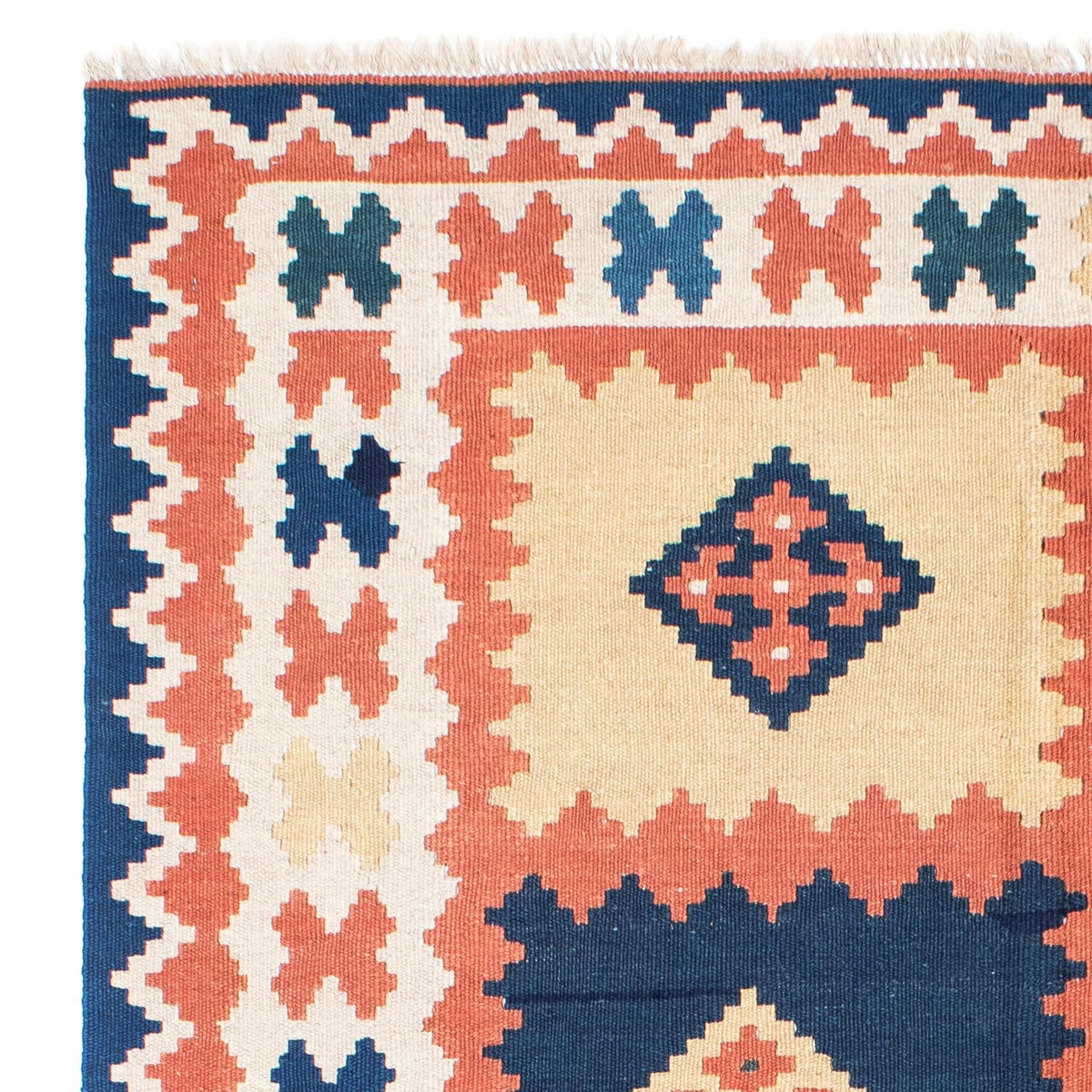 Alfombra Kelim - Oriental - 212 x 155 cm - azul