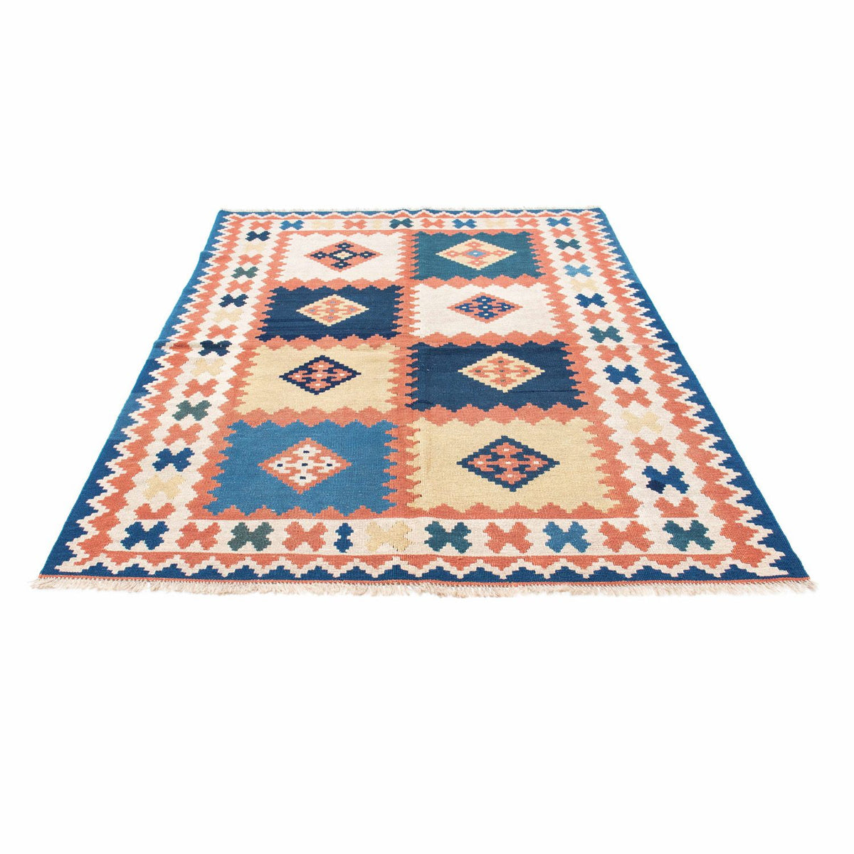 Alfombra Kelim - Oriental - 212 x 155 cm - azul