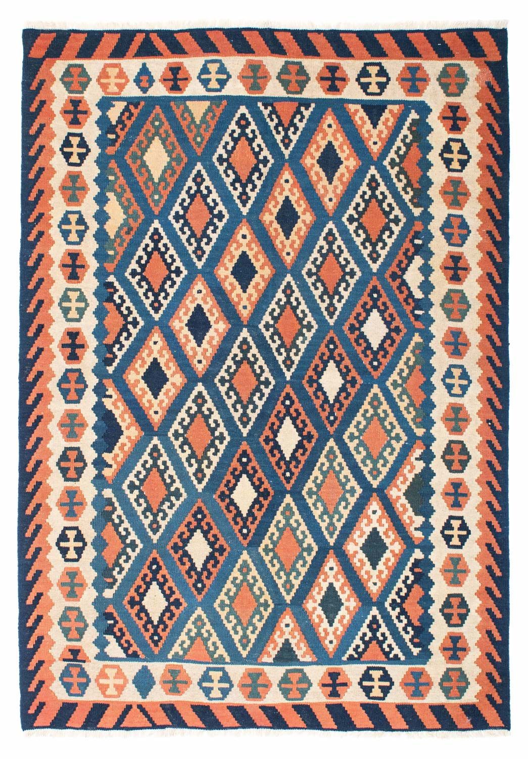 Alfombra Kelim - Oriental - 222 x 158 cm - azul