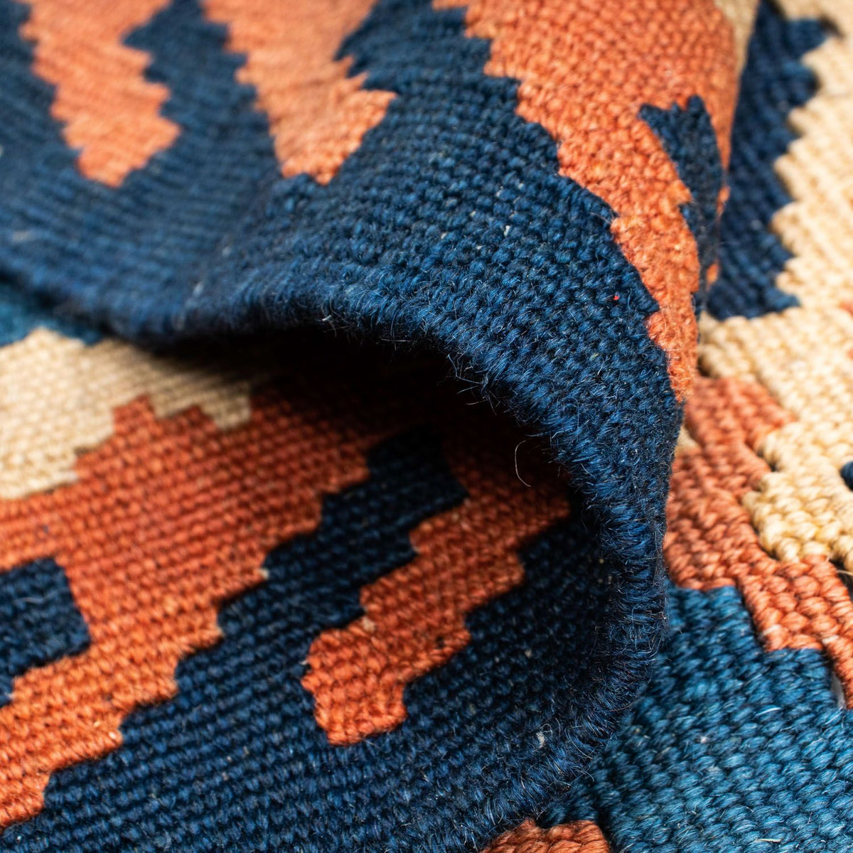 Alfombra Kelim - Oriental - 222 x 158 cm - azul